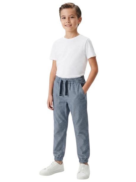 Image for Kids Boy's Plain Pants,Blue