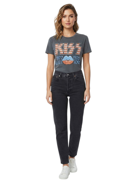 Image for Women's Printed Top,Grey