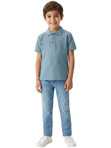 Image for Kids Boy's Textured Top,Blue