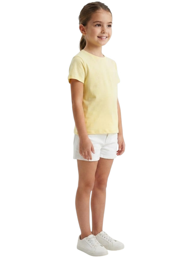 Image for Kids Girl's Plain Top,Yellow