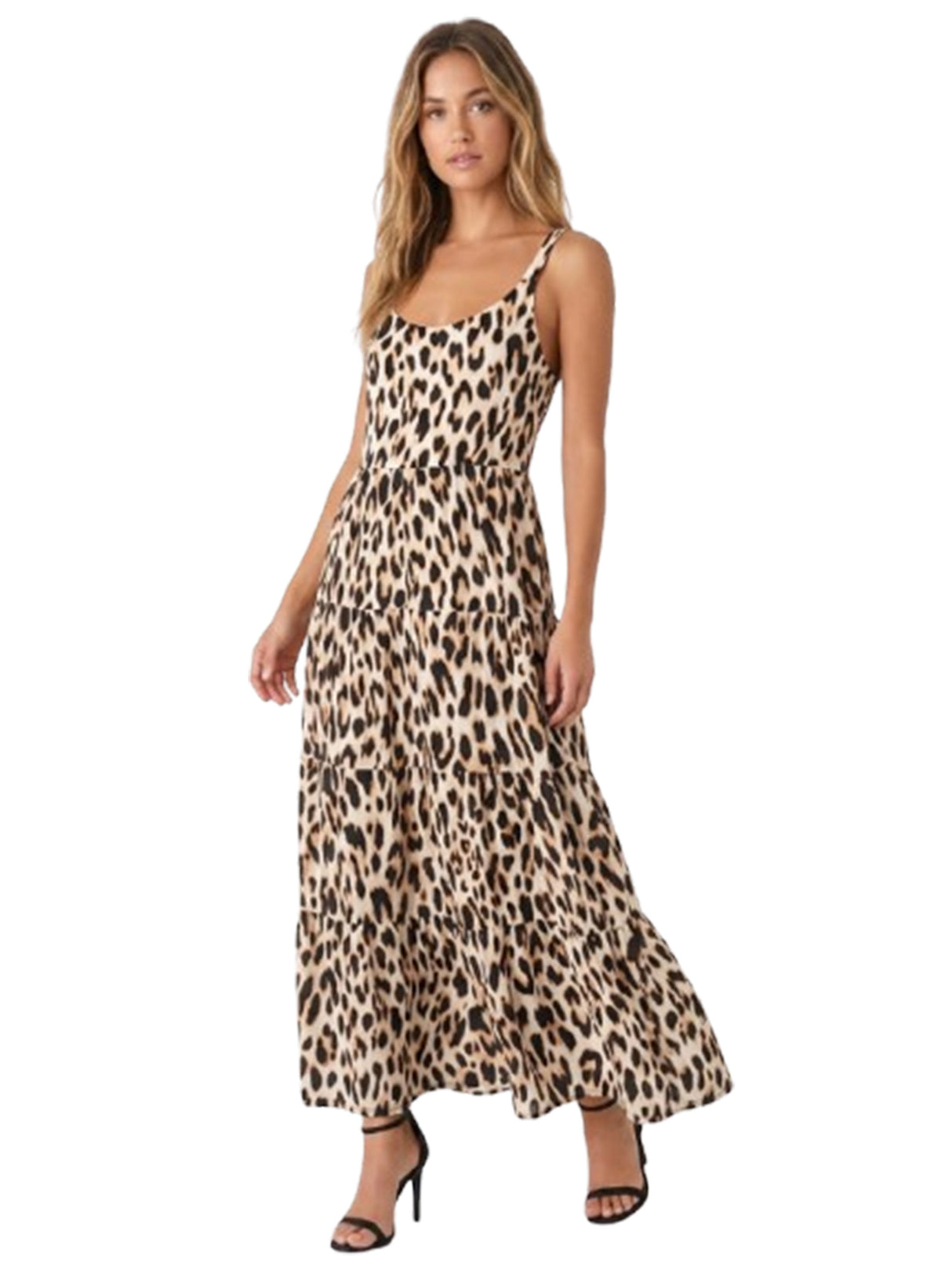 Image for Women's Animal Printed Dress,Tiger