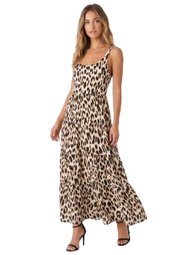 Image for Women's Animal Printed Dress,Tiger