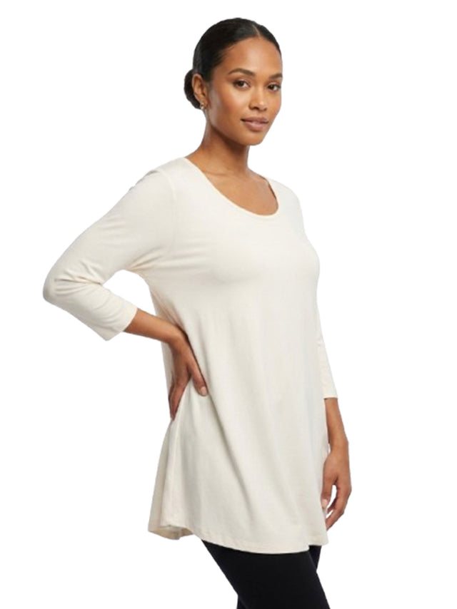 Image for Women's Plain Solid Top,Off White