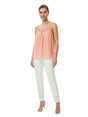 Image for Women's Plain Solid Top,Coral