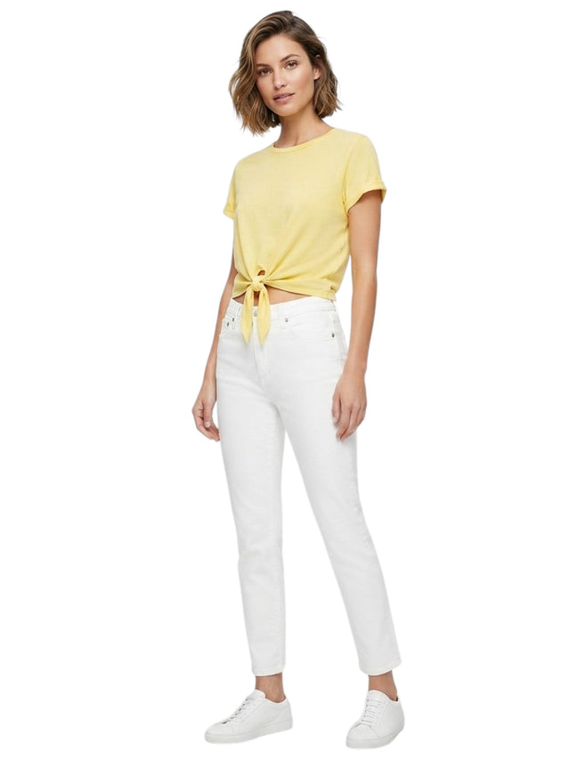Image for Women's Plain Solid Top,Yellow