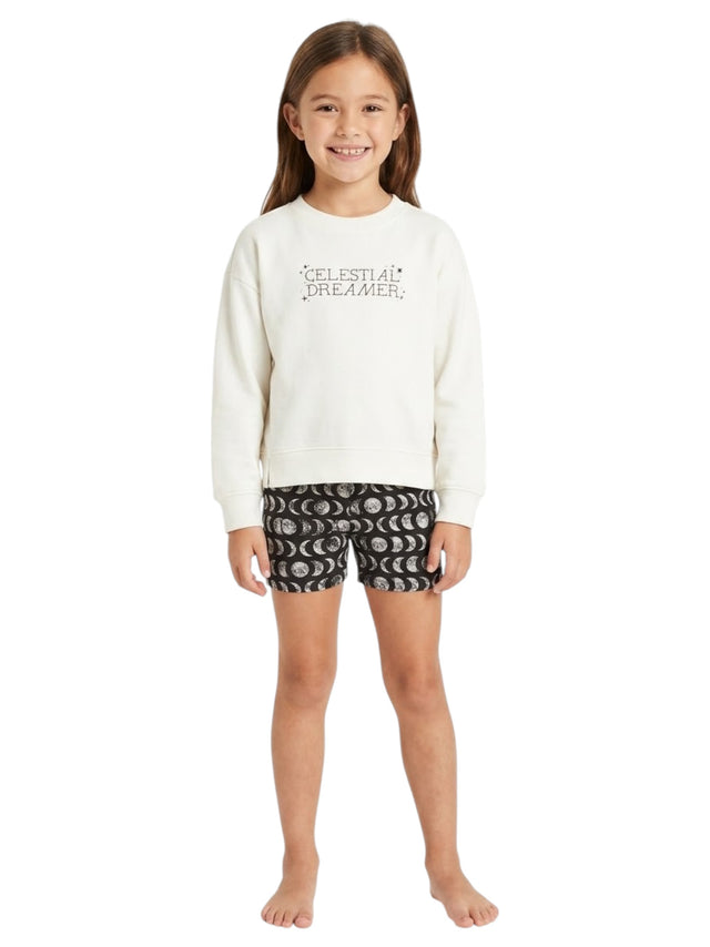 Image for Kids Girl's Printed Sleepwear Set 2 Pieces,White