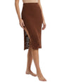 Image for Women's Plain Crochet Skirt,Brown