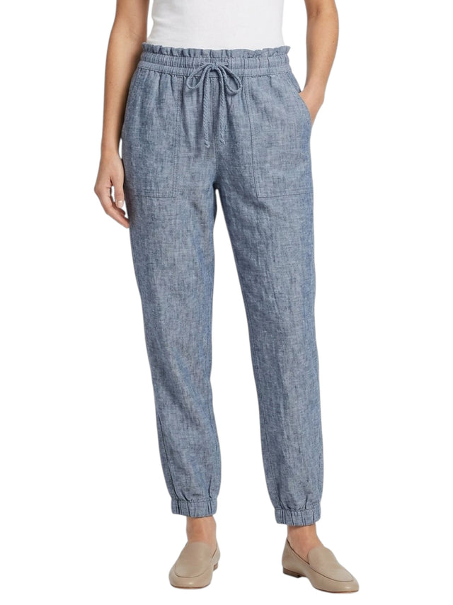 Image for Women's Textured Pants,Blue