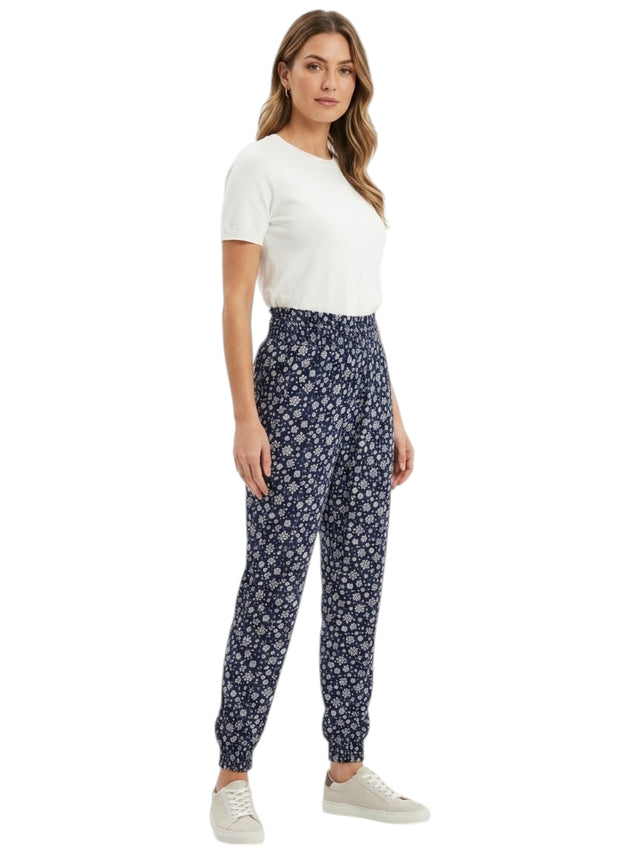 Image for Womern's Printed Pant,Navy