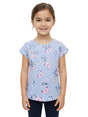 Image for Kids Girl's Printed Top,Navy/White