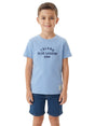 Image for Kids Boy's Printed Top,Dusty Blue