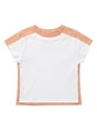 Image for Kids Girl's Plain Solid Top Set 2Pieces,Coral/White