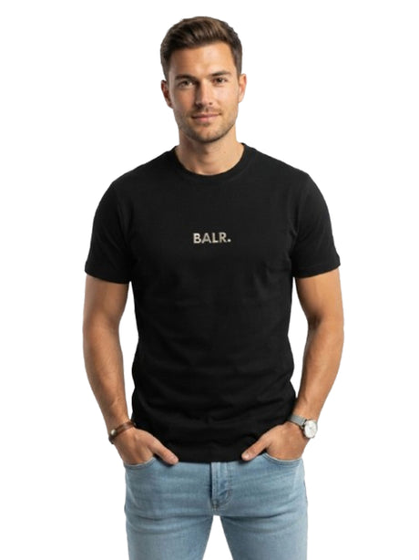 Image for Men's Brand Logo Printed Top,Black