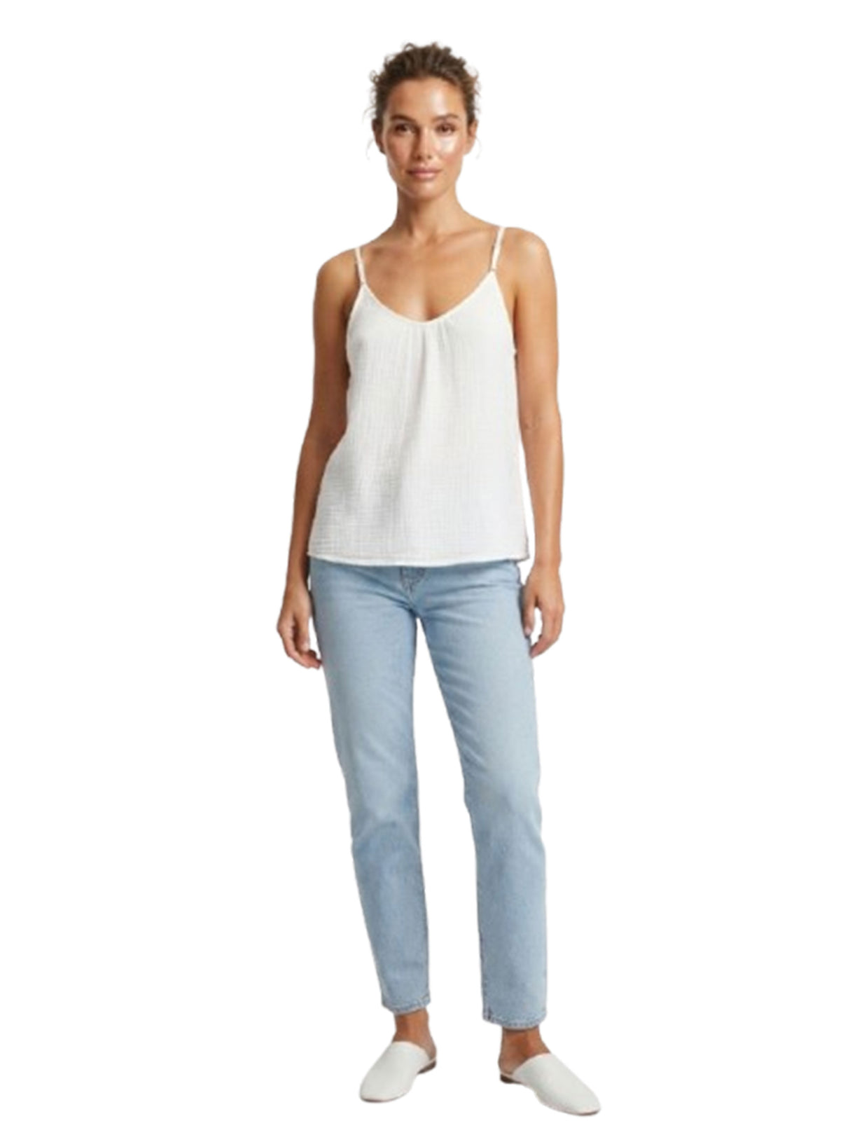 Image for Women's Textured Top,White