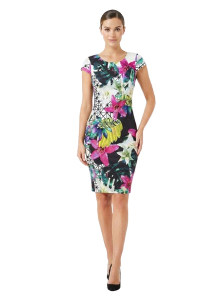 Image for Women's Floral Printed Dress,Multi