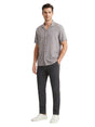 Image for Men's Plain Solid Dress Shirt,Grey