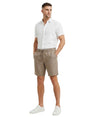 Image for Men's Plain Solid Short,Dark Khaki