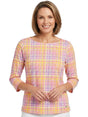 Image for Women's Plaid Top,Multi