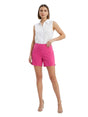 Image for Women's Plain Solid Short,Hot Pink