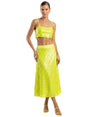 Image for Women's Squin Crop Top,Light Green