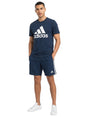 Image for Men's Brand Logo Printed Top,Navy