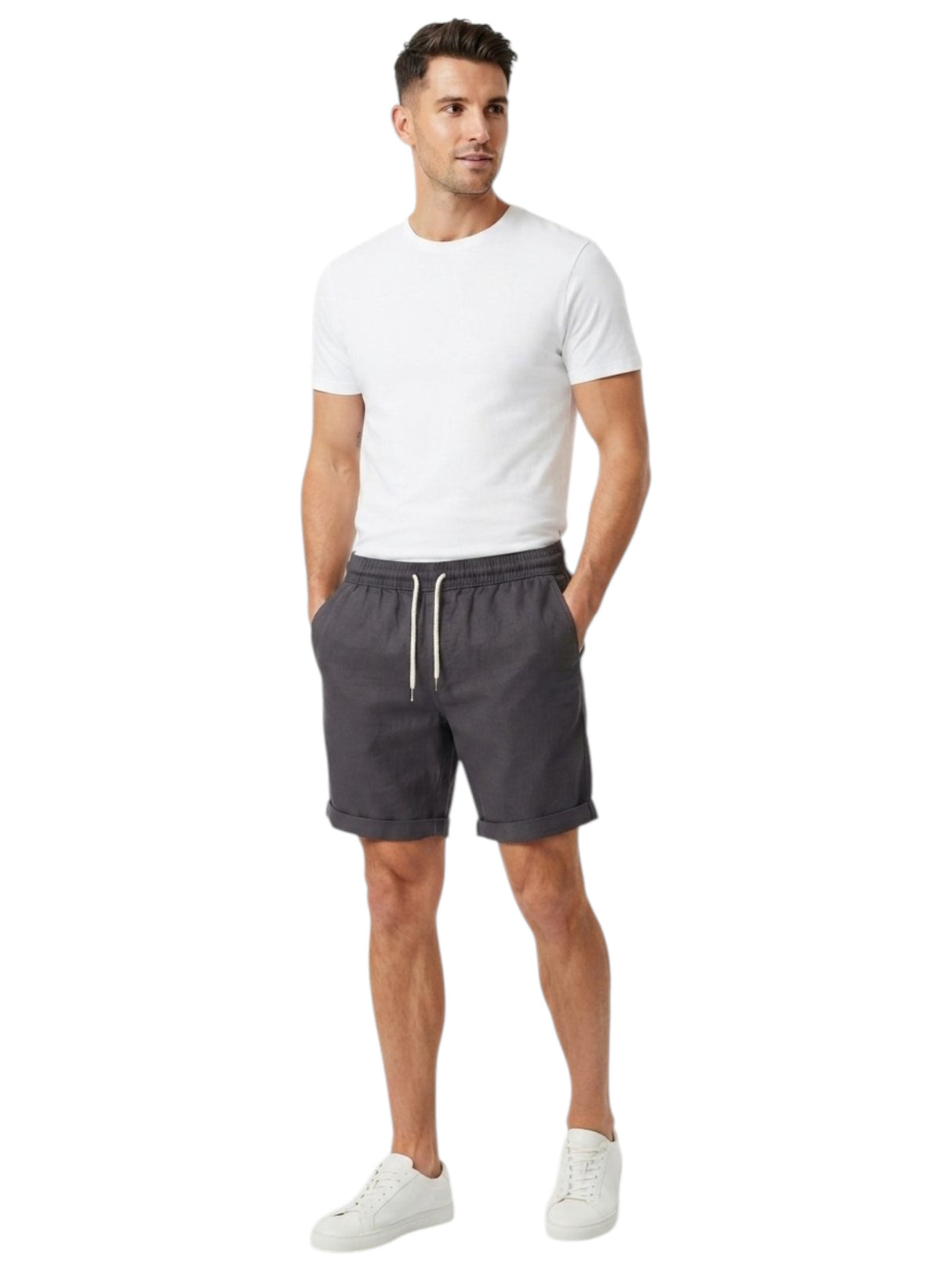 Image for Men's Plain Short,Grey