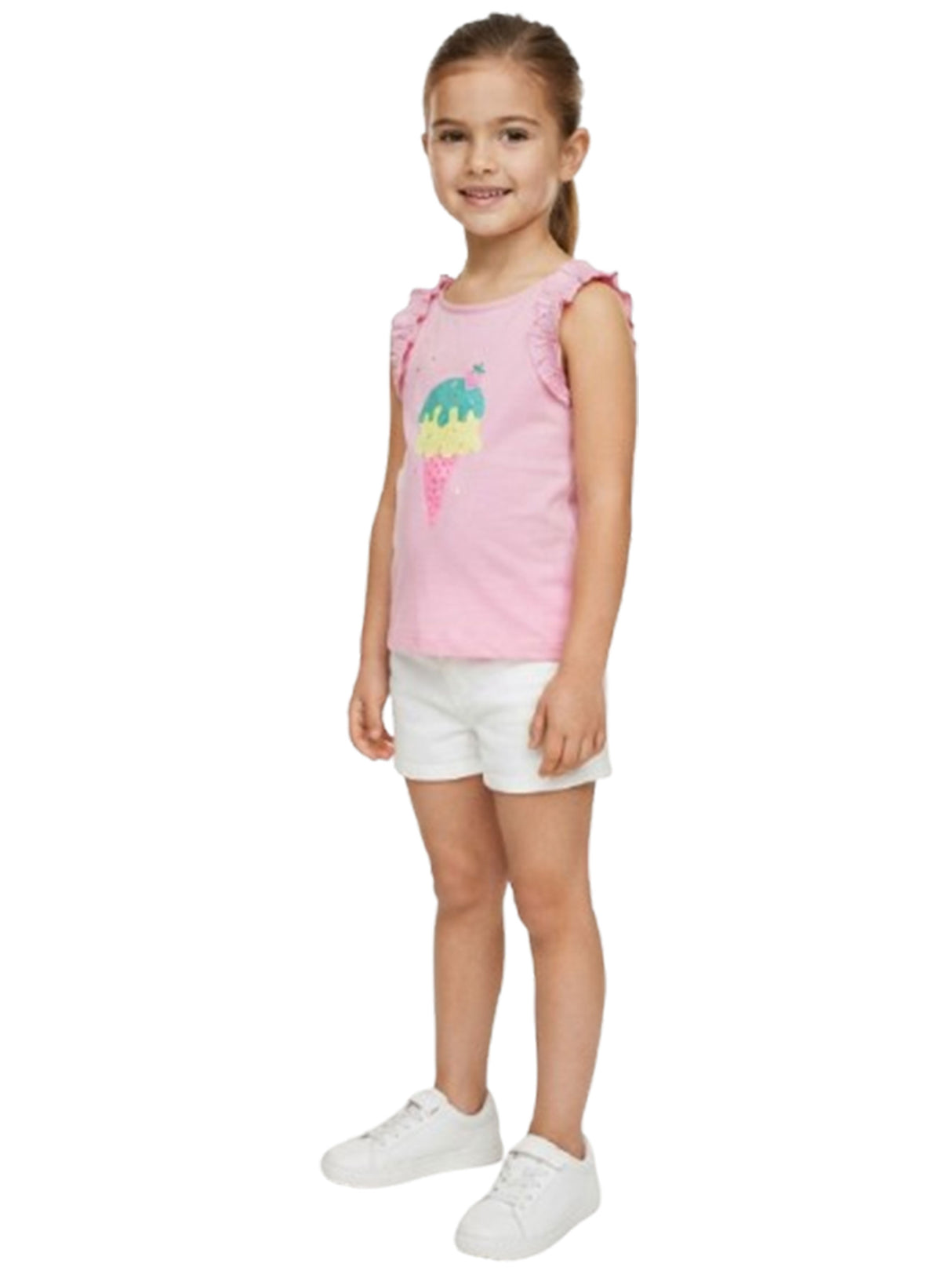 Image for Kids Girl's Printed Top,Pink