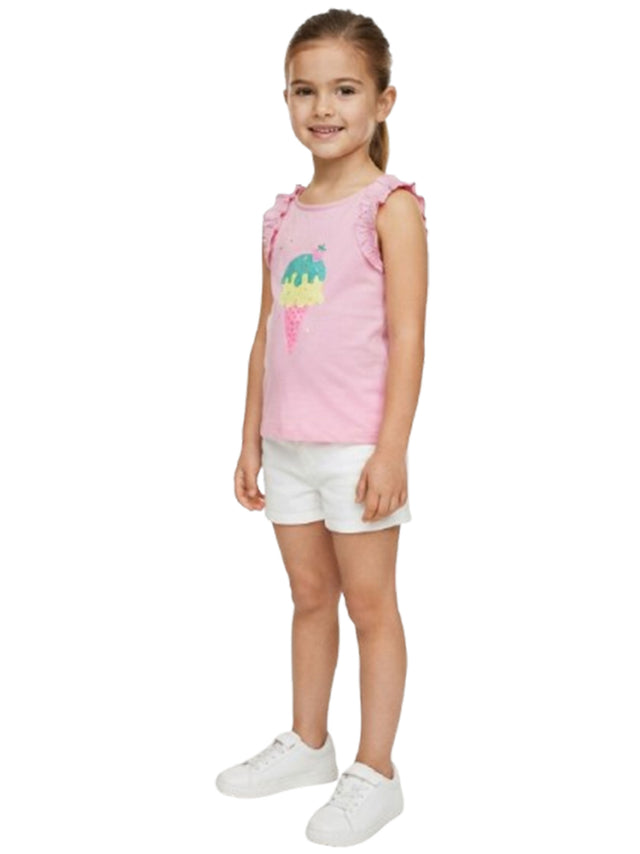 Image for Kids Girl's Printed Top,Pink