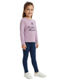 Image for Kids Girl's Printed Top,Mauve