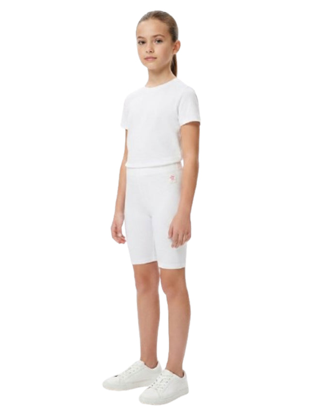 Image for Kids Girl's Textured Short,White