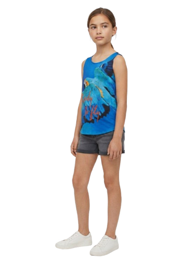 Image for Kids Girl's Printed Top,Navy