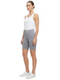 Image for Women's Plain Short Legging,Grey