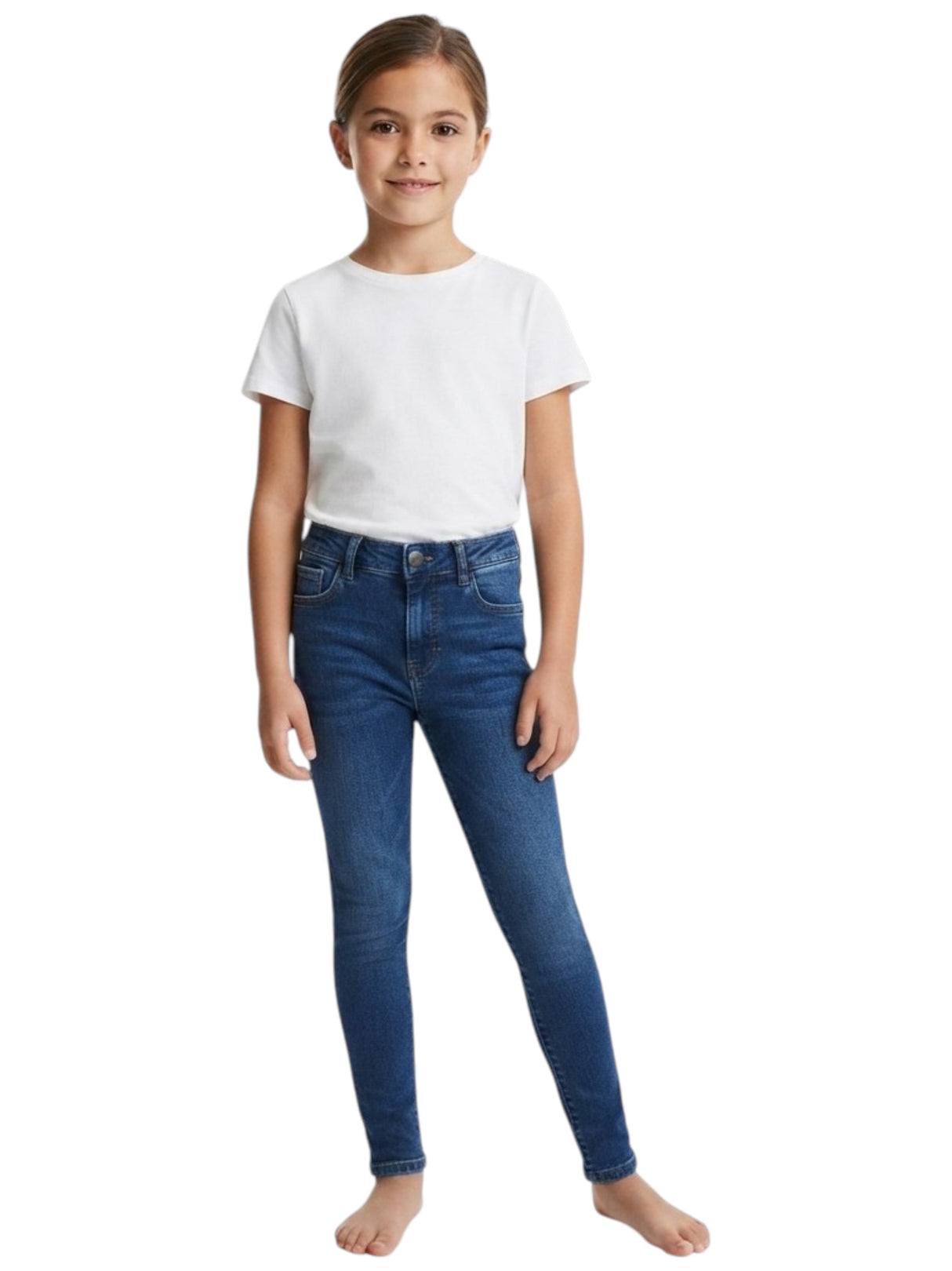 Image for Kids Girl's Plain Jeans,Blue