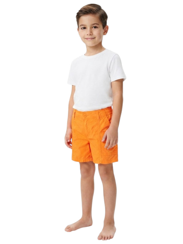 Image for Kids Boy's Plain Short,Orange