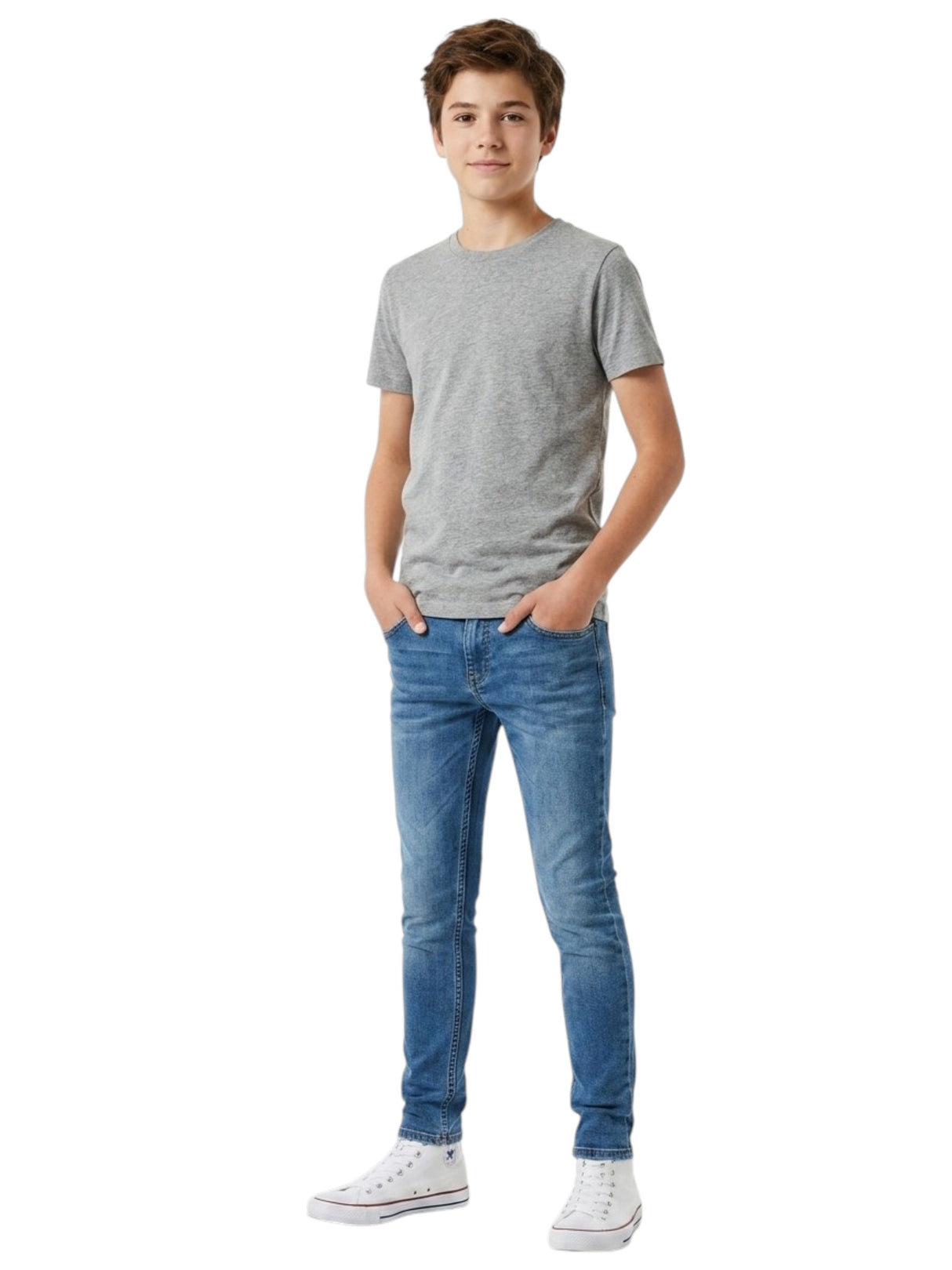 Image for Kids Boy's Plain Jeans,Blue