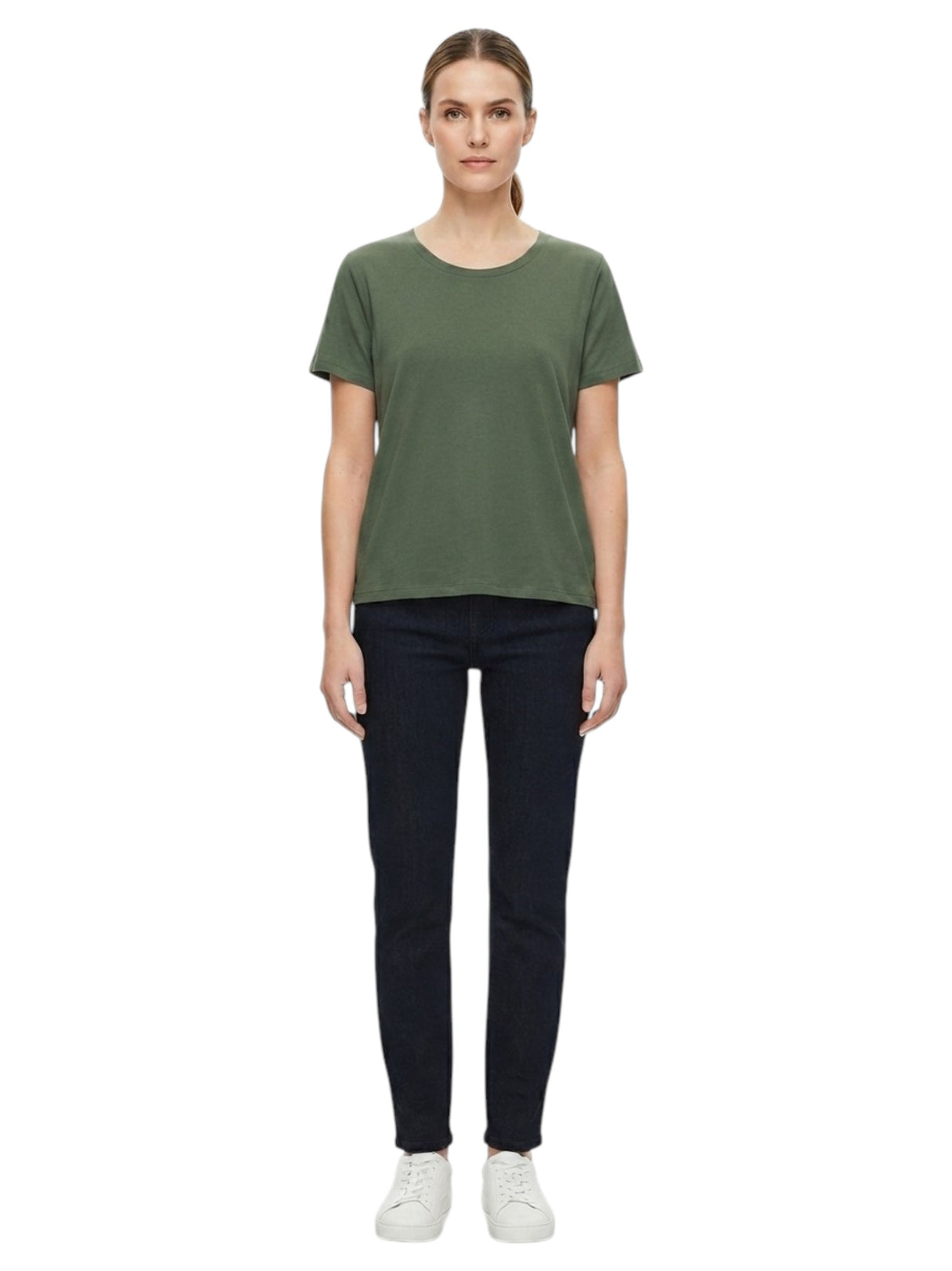 Image for Women's Plain Top,Olive