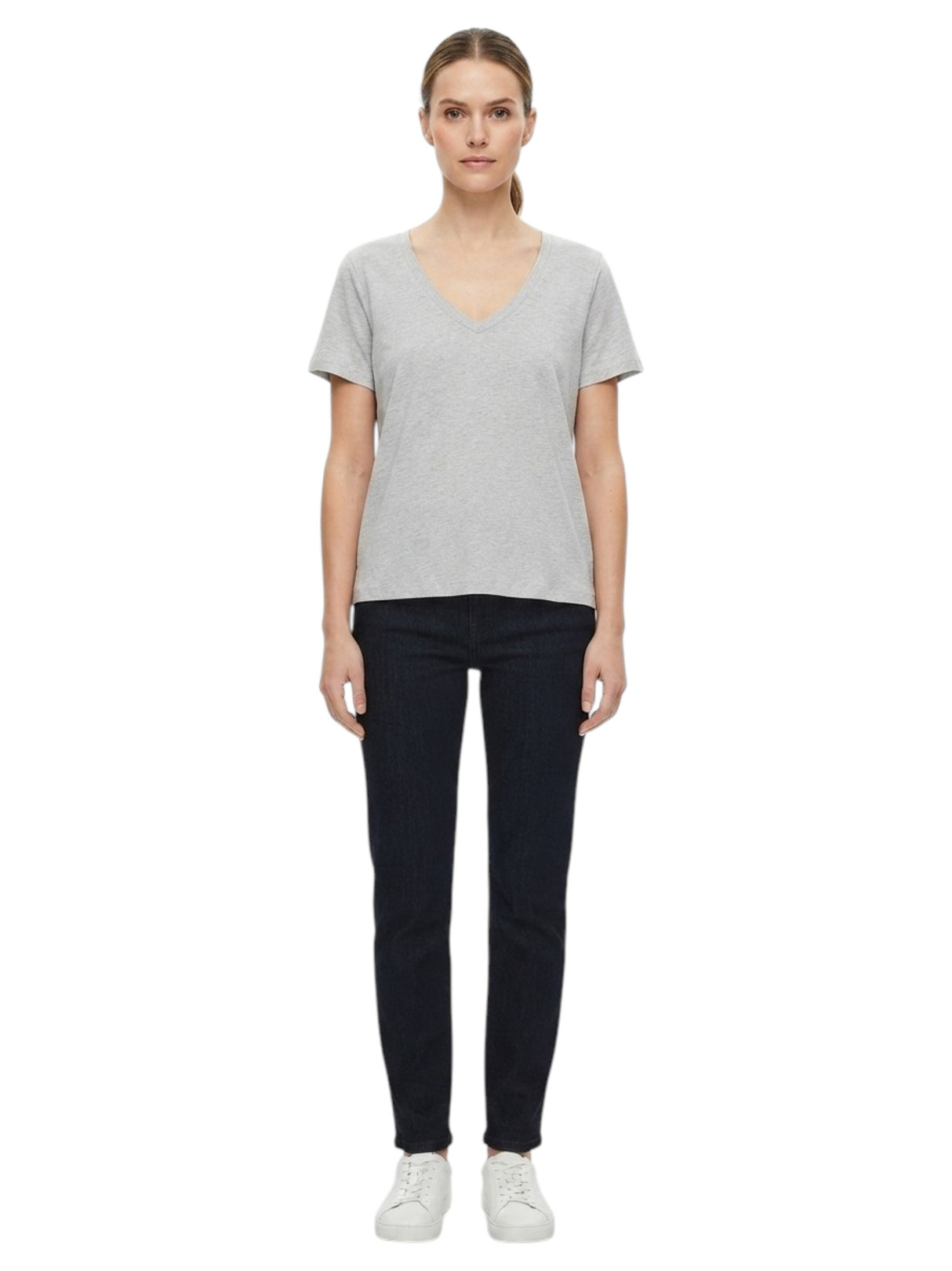 Image for Women's plain Top,Grey