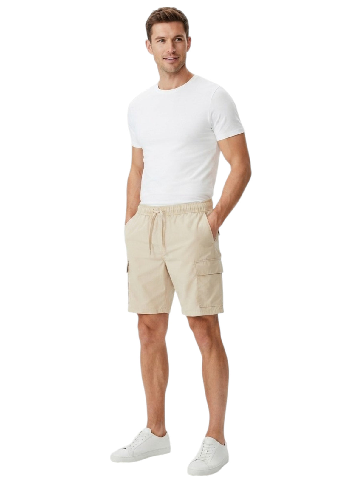 Image for Men's Plain Short,Beige