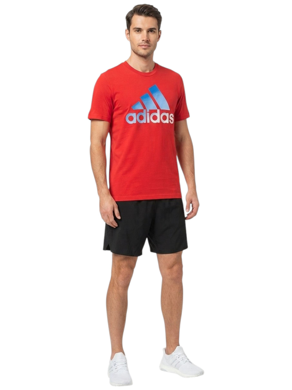 Image for Men's Brand Logo Printed Top,Red