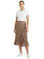 Image for Women's Printed Skirt,Olive