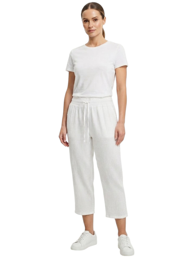 Image for Women's plain Pants,White