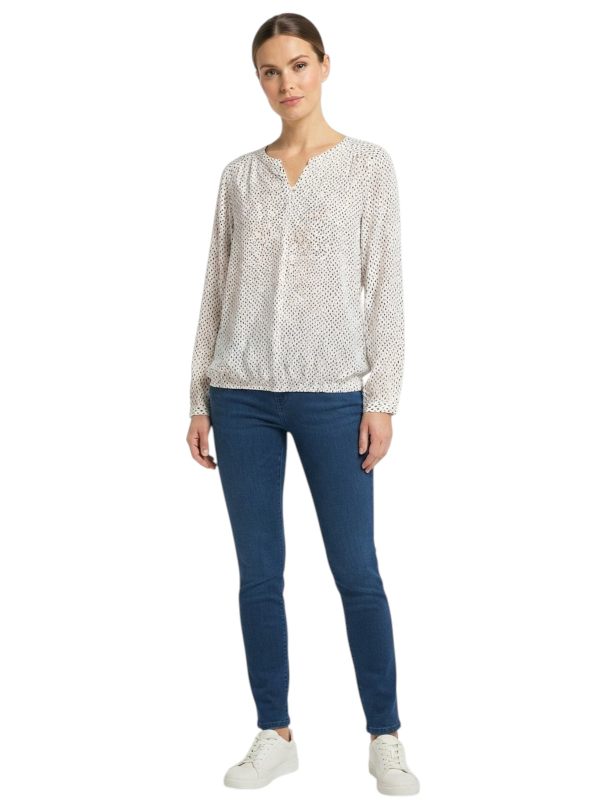 Image for Women's Printed Top,White