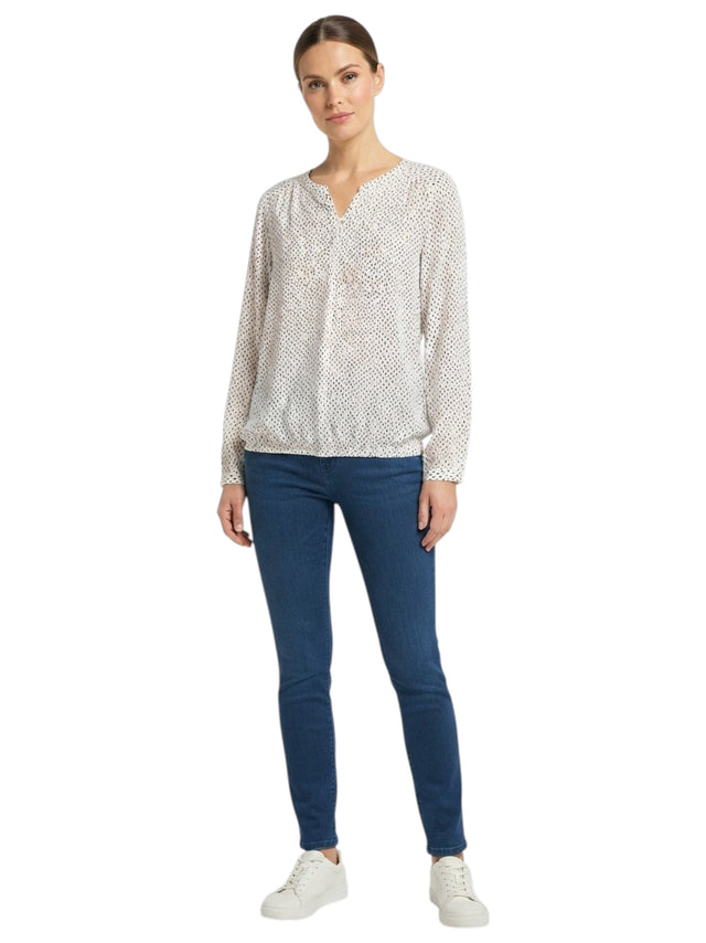 Image for Women's Printed Top,White
