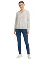 Image for Women's Printed Top,White