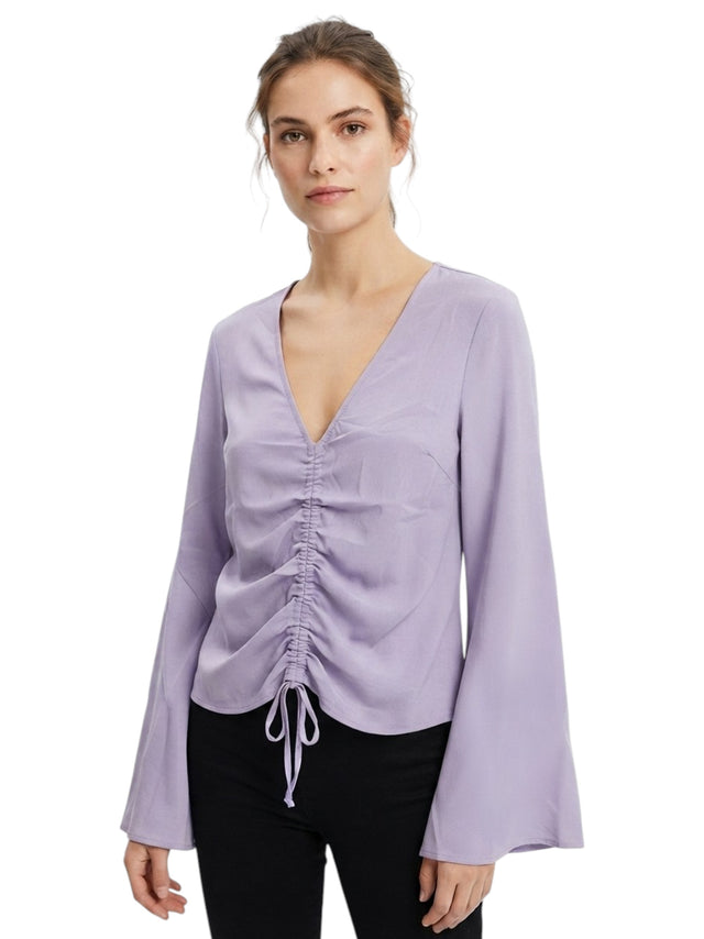 Image for Women's Textured Top,Mauve
