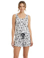 Image for Women's Printed Set 2 Pieces,White