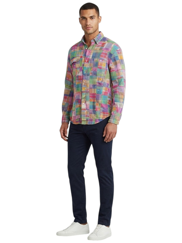 Image for Men's Printed Dress Shirt,Multi