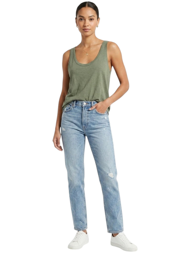 Image for Women's Plain Top,Olive