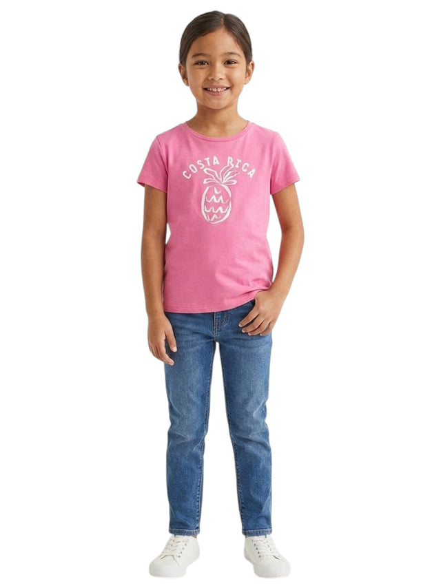 Image for Kids Girl's Printed Top,Pink