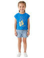 Image for Kids Girl's Printed Top,Blue